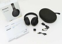 ◇美品【SONY ソニー】ノイズキャンセリングワイヤレスヘッドホン WH-1000XM4 ブラック_画像7