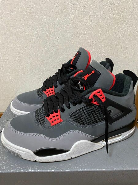 ナイキ エアジョーダン4 レトロ "インフラレッド 23"Nike Air Jordan 4 Retro "Infrared 23