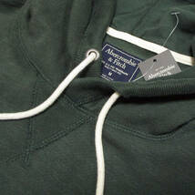 ★SALE★Abercrombie & Fitch/アバクロ★アップリケロゴスウェットプルオーバーパーカー (Green/M)_画像5