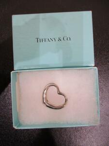 【１円スタート】　アクセサリー★TIFFANY&Co.　 ティファニー ペンダントトップ オープンハート シルバー　925