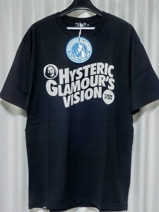 ヒステリックグラマー/HYSTERIC GLAMOUR'S VISION Tシャツ Mサイズ☆ブラック