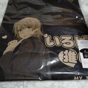 【新品】俺ガイル 一色いろは 描き下ろしtシャツ アニメtシャツ ブラック Mサイズ