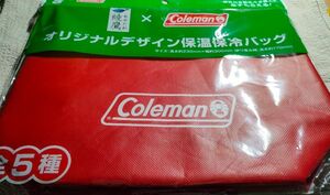 綾鷹×Coleman　オリジナルデザイン保温保冷バッグ　赤　1個