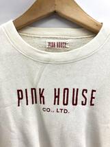 PINK HOUSE　ピンクハウス　トレーナー　スエット　コットン100％　P0104UAL 03　古着　アイボリー_画像3