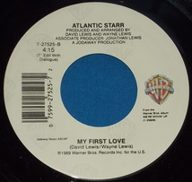 ☆7inch EP★US盤●ATLANTIC STARR/アトランティック・スター「My First Love/マイ・ファースト・ラヴ」80sR&B名曲!●_画像3