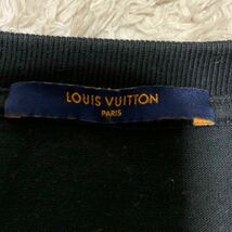 正規品 希少4L! ルイヴィトン LOUISVUITTON Virgil Abloh 19AW バックフラワープリント 半袖 Tシャツ マルチカラー モノグラム 黒 ブラック_画像6