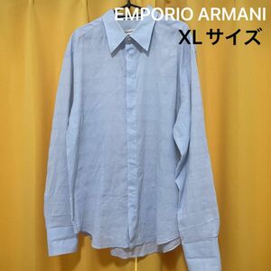 ワイシャツメンズ エンポリオアルマーニ EMPORIO ARMANI シャツ 長袖 XL メンズ