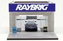 ＜絶版・未使用＞EBBRO　エブロ　1/43　RAYBRIG NSX-GT SUPER GT 2018　/　PIT BOX (Honda 2018 仕様) 　2点セット　レイブリック　優勝_画像7