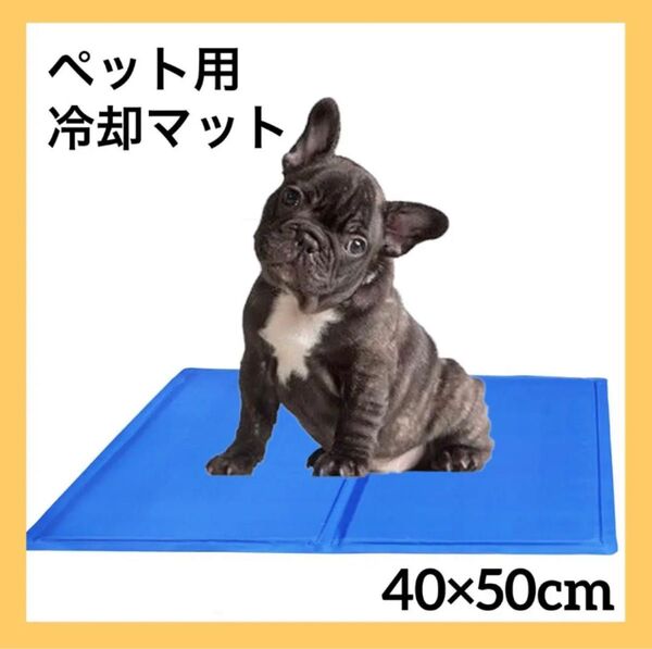 ペット クールマット ベッド 冷却 犬 猫 水洗い 40×50 防カビ 抗菌