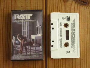  кассетная лента / Ratt /lato/ Invasion Of Your Privacy / Atlantic / 7 81257-4