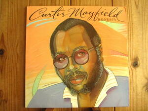 オリジナル / Curtis Mayfield / カーティスメイフィールド / Honesty / The Boardwalk Entertainment Co / NB 33256-1 / US盤