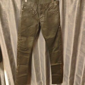 Рен -Лоен Тонные брюки для покрытия джинсовая ткань