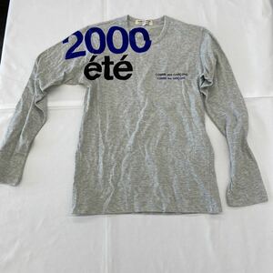 ヴィンテージ トルコ製 コム・デ・ギャルソン コム・デ・ギャルソン 2000ete 長袖Tシャツ レディース　サイズM