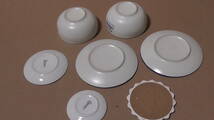 送料着払 未使用品 お皿 コースター お茶碗 ポップ 英字 アメリカン 7枚セット 陶器 インテリア ディスプレイに 在庫処分 _画像8