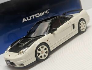 A126-231020-69【中古】AUTOart オートアート 1/18 ホンダ NSX-R タイプR Type R NA2 チャンピオンシップホワイト