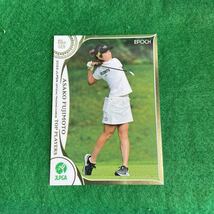 女子プロゴルフ　藤本麻子　JLPGAオフィシャルトレーディングカード a_画像1