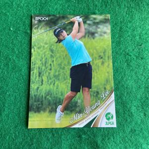 女子プロゴルフ　イ・ミニョン　JLPGAオフィシャルトレーディングカード
