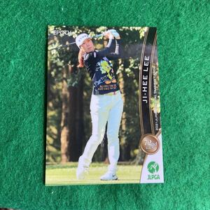 女子プロゴルフ　李知姫　JLPGAオフィシャルトレーディングカード a