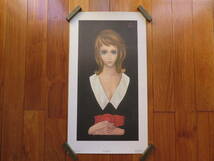 ポスター① マーガレット・キーン Margaret Keane「The Black Dress」★60’s ミッドセンチュリー レトロ ビッグ・アイズ ティム・バートン_画像1