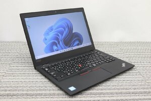 N1021【i5第8世代】LENOVO / ThinkPad L380 / CPU：core i5-8250U@1.60GHz / メモリ：8G / SSD：256G / Windows11 Pro