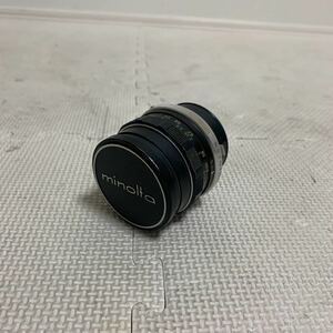 【ジャンク品？】ミノルタ（MINOLTA）レンズ　MC ROKKOR-PF 1:1.7 f=55mm