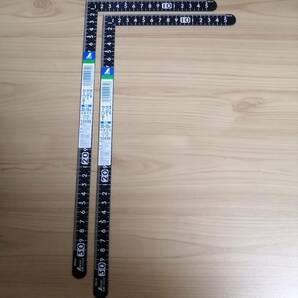 工具 シンワ 12435 30cm ブラック曲尺 2個　新品