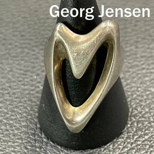 【人気】Georg Jensen / ジョージジェンセン ハート リング 925 89 シルバー アクセサリー/2129115/CDK49-31