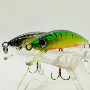 送料120円・美品『バスデイ シュガーミノー 50SP 2個セット』3点落札送料無料■Bassday SUGAR MINNOW ミノー サスペンド