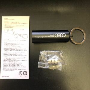  unused * Audi Audi /LED 3 light light key holder original Novelty * not for sale 