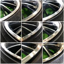 NT103 中古 ANHELO KLEITOS アネーロ クレイトス ホイール 19×8.5J +35 19×9.5J +45 PCD 114.3 タイヤ 245/35R19 4本【ソアラUZZ40】_画像7