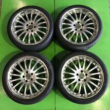 NT211 中古 CARLSSON CR1/16 RS カールソン ホイール 20×8.5J +35 20×9.5J +40 PCD 120 タイヤ 245/40R20 275/30R20【レクサスLS460】_画像1