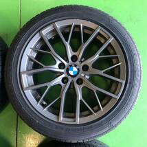 NT291 中古 BMW用 ホイール 17×8J +34 PCD 120 WINRUN R330 2021年製 タイヤ 225/50R17 4本 セット【BMW 3シリーズ】_画像3