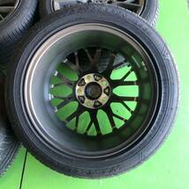 NT291 中古 BMW用 ホイール 17×8J +34 PCD 120 WINRUN R330 2021年製 タイヤ 225/50R17 4本 セット【BMW 3シリーズ】_画像8