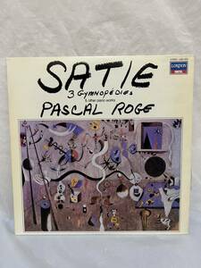 ◎N406◎LP レコード サティ ピアノ作品集Satie, Pascal Roge パスカル・ロジェ/3 Gymnopedies & Other/Piano Works 3つのジムノペディ