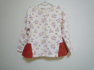 bi Kett Club reverse side nappy sweatshirt ... flower red 120cm Kim rattan 