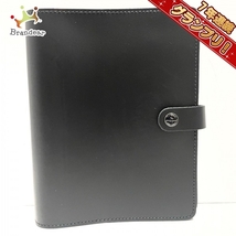 ファイロファックス Filofax 手帳 - レザー 黒 美品 財布_画像1