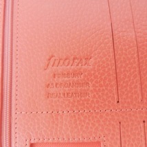 ファイロファックス Filofax 手帳 - レザー ピンク 美品 財布_画像4