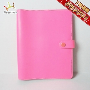 ファイロファックス Filofax 手帳 - レザー ピンク 美品 財布