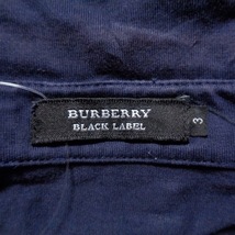 バーバリーブラックレーベル Burberry Black Label 半袖ポロシャツ サイズ3 L - ダークネイビー×レッド×マルチ メンズ トップス_画像3