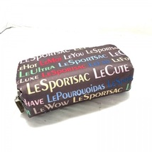 レスポートサック LESPORTSAC 6511 3504 - レスポナイロン ダークベージュ×ピンク×マルチ 美品 ポーチ_画像3