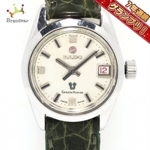 RADO(ラドー) 腕時計 グリーンホース/ウォーターシールド 759-1 レディース 型押し加工 シルバー_画像1
