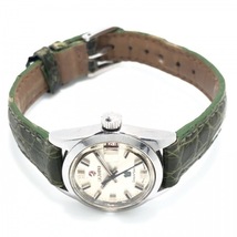 RADO(ラドー) 腕時計 グリーンホース/ウォーターシールド 759-1 レディース 型押し加工 シルバー_画像2