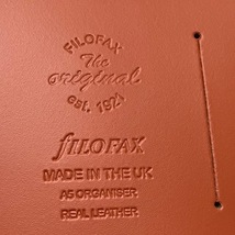 ファイロファックス Filofax 手帳 - レザー ブラウン 美品 財布_画像4