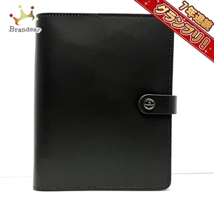 ファイロファックス Filofax 手帳 - レザー 黒 美品 財布