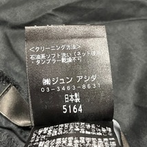 ジュンアシダ JUN ASHIDA スカートセットアップ サイズ11 M - 黒×白 レディース 刺繍/スパンコール/肩パッド レディーススーツ_画像5