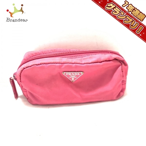 2023年最新】ヤフオク! -prada ポーチ ピンクの中古品・新品・未使用品一覧
