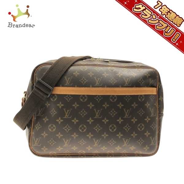 LOUIS VUITTON◇M45252/リポーターGM_モノグラムキャンバス/PVC/BRW-