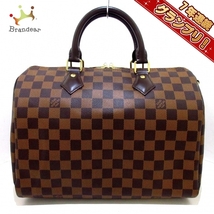 ルイヴィトン LOUIS VUITTON ハンドバッグ N41367 スピーディバンドリエール30 ダミエ・キャンバス エベヌ MB4177 バッグ ダミエ_画像1