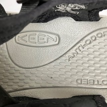 キーン KEEN サンダル 22.5 - スエード×化学繊維 黒×グレー レディース 靴_画像5