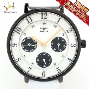 ZUCCA(ズッカ) 腕時計■美品 - V33J-0AP0 ボーイズ CABANE de zucca 白×黒